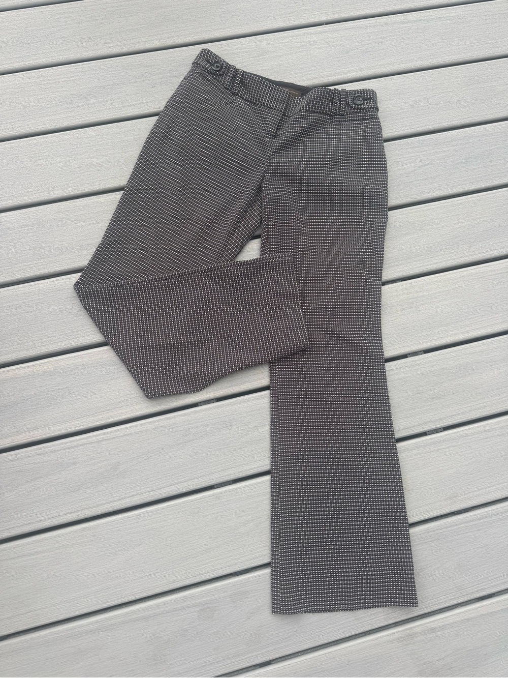 The Limited - Cassidy Fit - Black and White Micro-Check Dress Pants